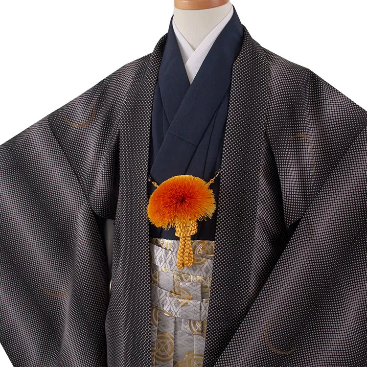 かんたん着付 小学校 卒業式 男の子 袴 黒地 1896