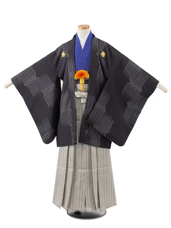 小学校 卒業式 男の子 袴 黒地 1897
