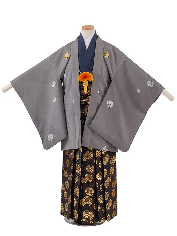 小学校 卒業式 男の子 袴 グレー 1903