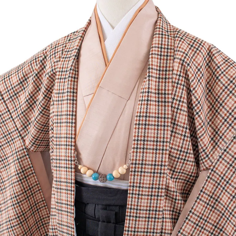 かんたん着付 小学校 卒業式 男の子 袴 ベージュ 1906