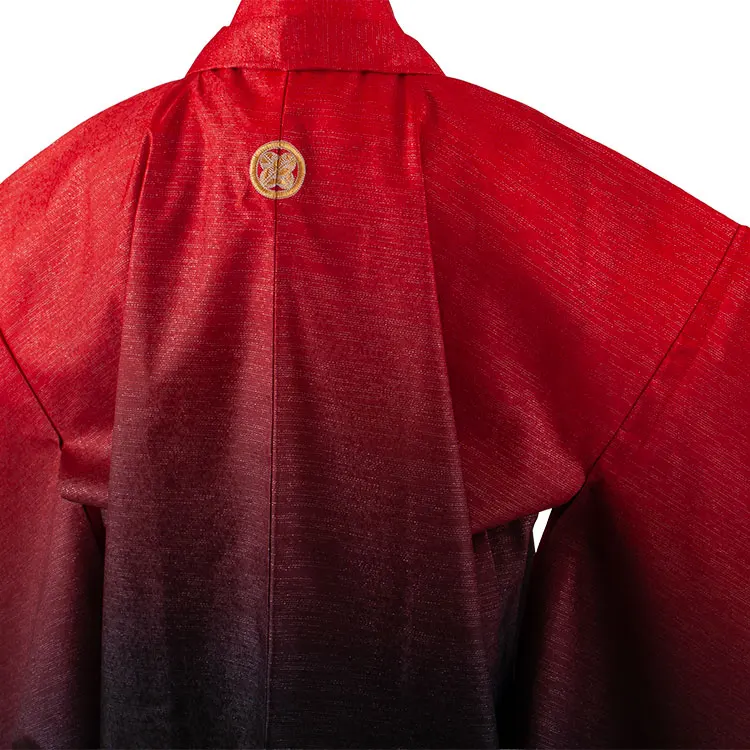 小学校 卒業式 男の子 袴 赤×黒ぼかし 1919