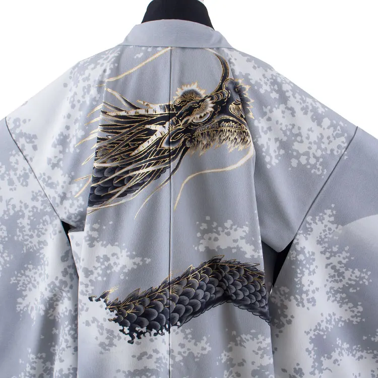 小学校 卒業式 男の子 袴 グレー 龍 1928