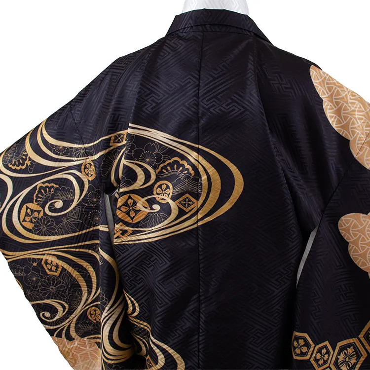 かんたん着付 小学校 卒業式 男の子 袴 黒地 流水 1933