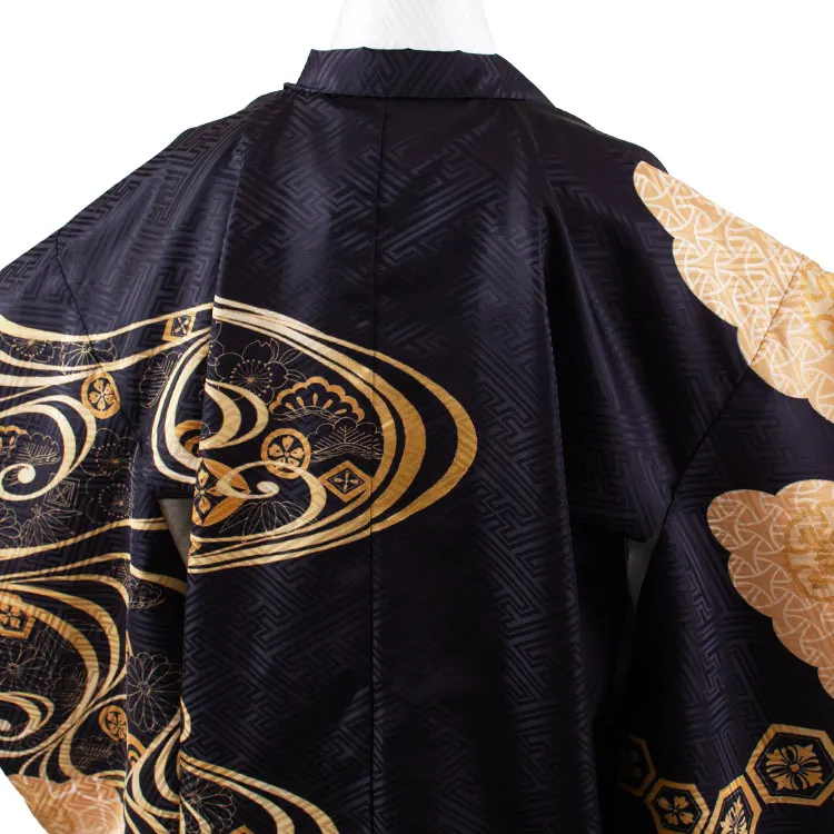 かんたん着付 小学校 卒業式 男の子 袴 黒地 流水 1934