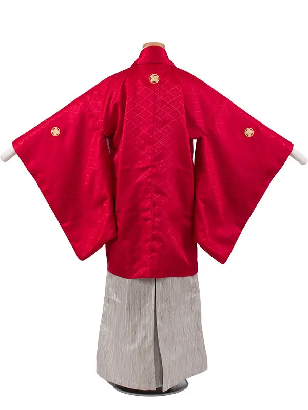 小学校 卒業式 男の子 袴 赤地 1940