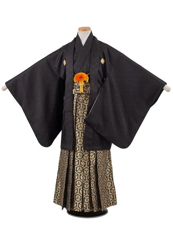 小学校 卒業式 男の子 袴 黒地 1941