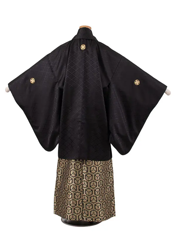 小学校 卒業式 男の子 袴 黒地 1941