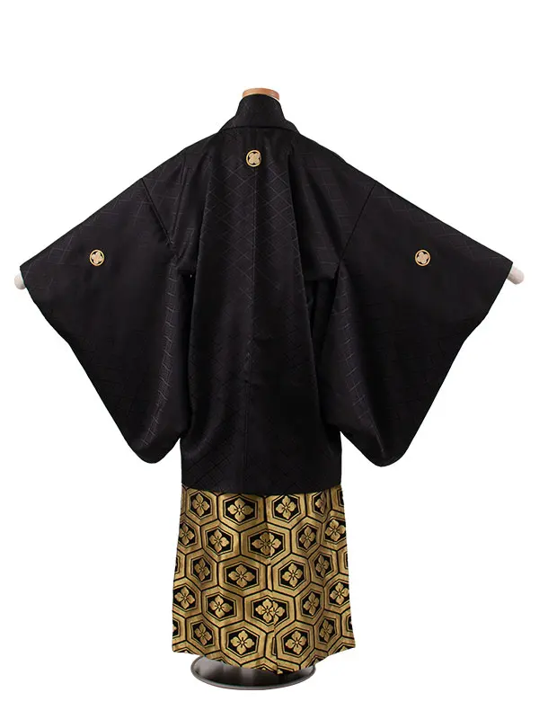 小学校 卒業式 男の子 袴 黒地 1942