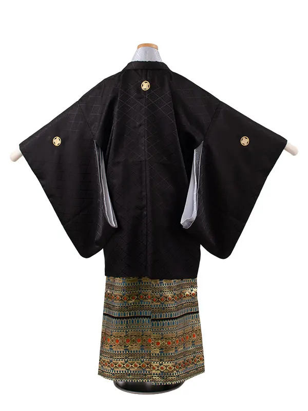 小学校 卒業式 男の子 袴 黒地 1944