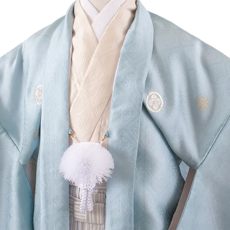 かんたん着付 小学校 卒業式 男の子 袴 空色 1947