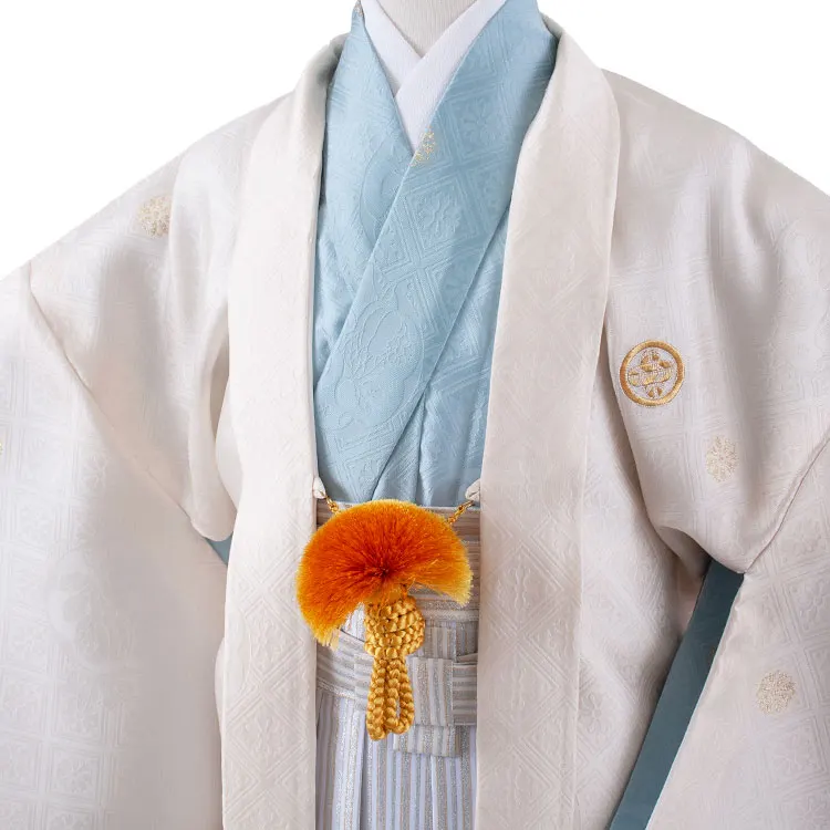 かんたん着付 小学校 卒業式 男の子 袴 薄ベージュ 1948