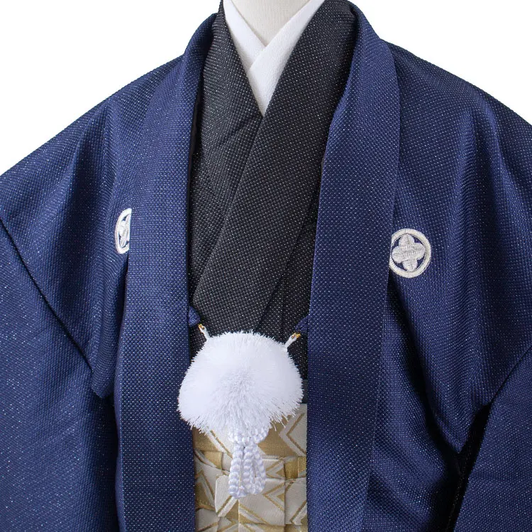 かんたん着付 小学校 卒業式 男の子 袴 紺地 1949