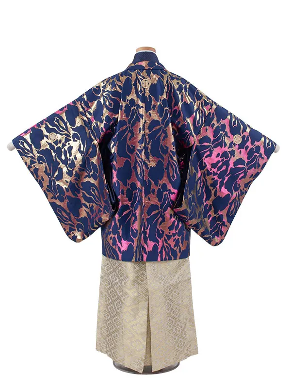 かんたん着付 小学校 卒業式 男の子 袴 紺地 1952