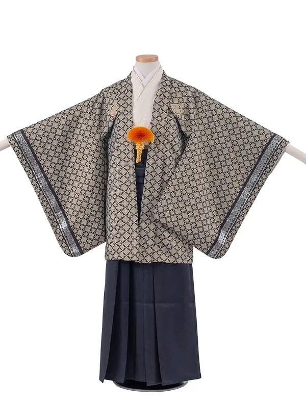 かんたん着付 小学校 卒業式 男の子 袴 幾何学模様 1955