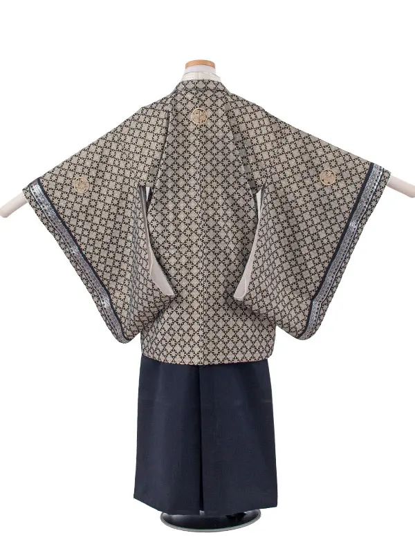 かんたん着付 小学校 卒業式 男の子 袴 幾何学模様 1955