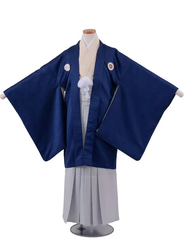 小学校 卒業式 男の子 袴 紺地 1956