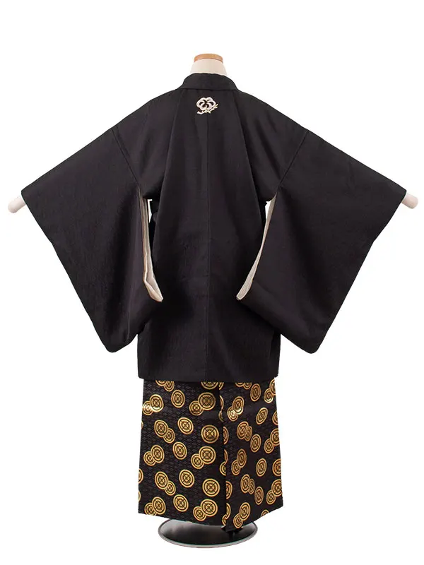 小学校 卒業式 男の子 袴 黒地 1958