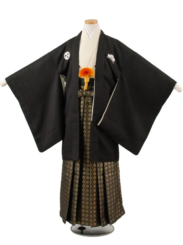 小学校 卒業式 男の子 袴 黒地 1959