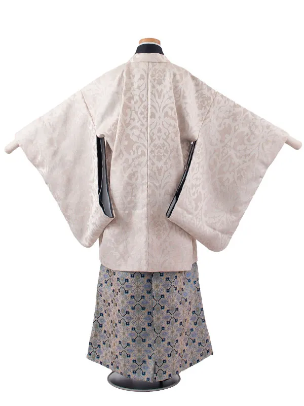 かんたん着付 小学校 卒業式 男の子 袴 ベージュ 1963