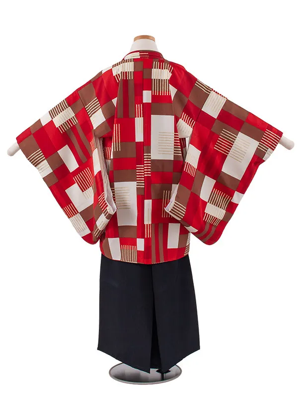 かんたん着付 小学校 卒業式 男の子 袴 幾何学模様 1971