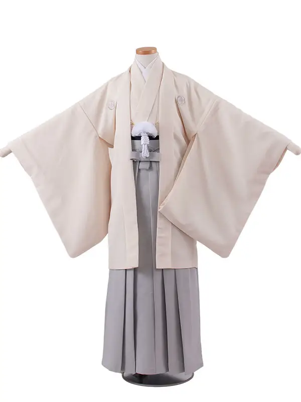 小学校 卒業式 男の子 袴 アイボリー 1984