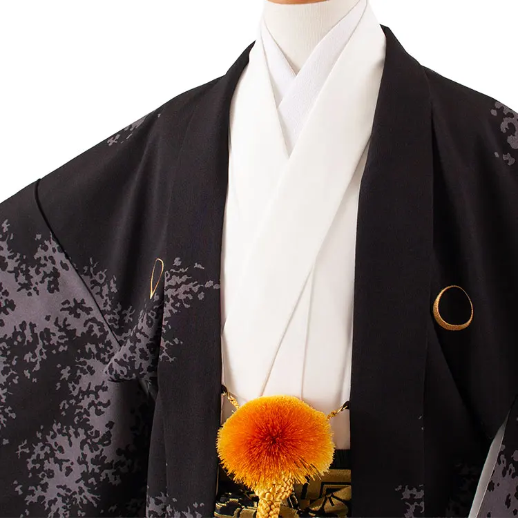 小学校 卒業式 男の子 袴 黒地 青龍 2054