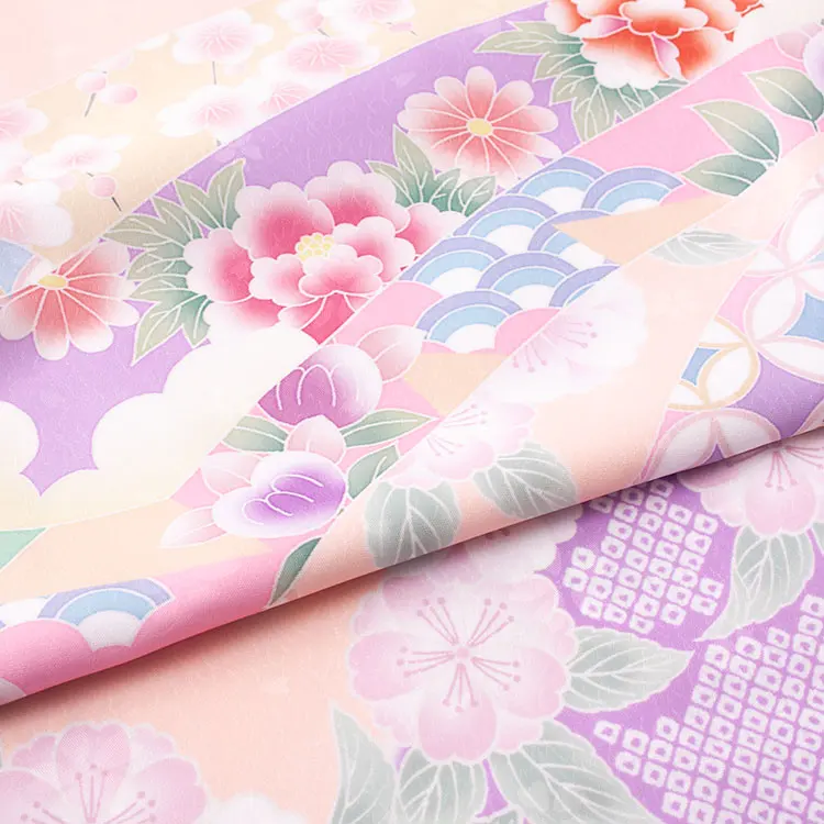 ジュニア着物 ピーチフィズ 華熨斗 C029