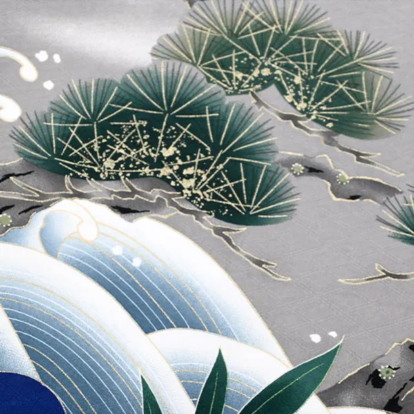 男の子産着 レンタル お宮参り  鷹 虎 白 青