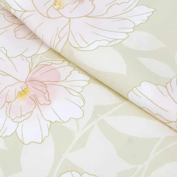 男の子 産着 レンタル お宮参り くすみグリーン 水彩花