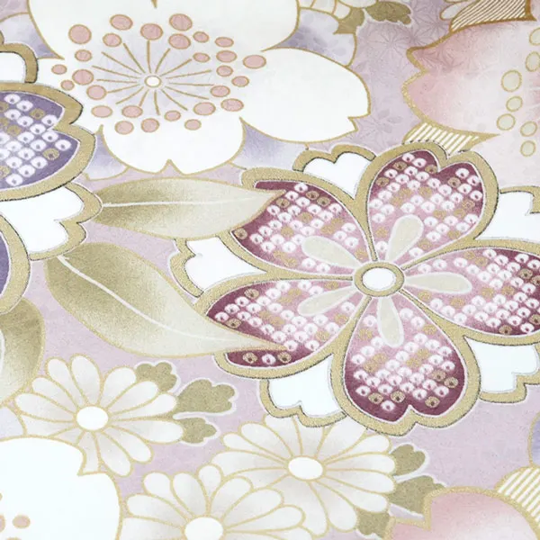 女の子産着レンタルお宮参り ピンク 桜 満開