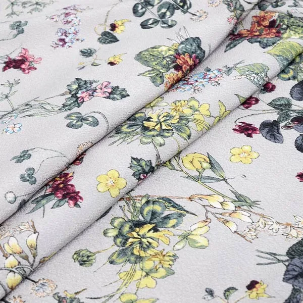 女の子 産着 お宮参り 薄グレー 花線画 ちりめん地