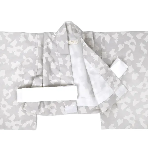 男児 ベビー(100日～) 刺繍風 緑/薄ｸﾞﾚｰ 白アニマル柄 ｾﾊﾟﾚｰﾄ