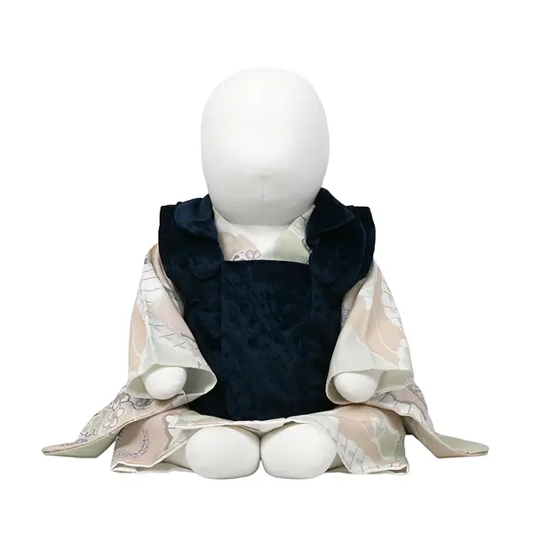 男児ベビー (100日～)  ﾈｲﾋﾞｰﾍﾞﾙﾍﾞｯﾄ 青/祝い柄 ｾﾊﾟﾚｰﾄ