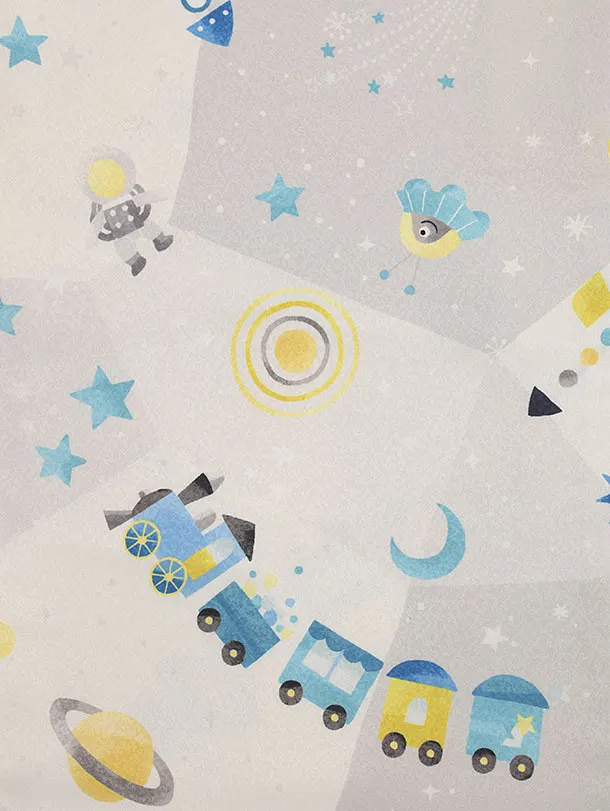 七五三 2歳3歳 男の子ﾚﾝﾀﾙ ﾐﾝﾄｸﾞﾘｰﾝ/ﾗｲﾄｸﾞﾚｰ 機関車 宇宙