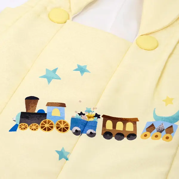 七五三 2歳3歳 男の子ﾚﾝﾀﾙ ﾚﾓﾝｲｴﾛｰ/青 機関車 宇宙