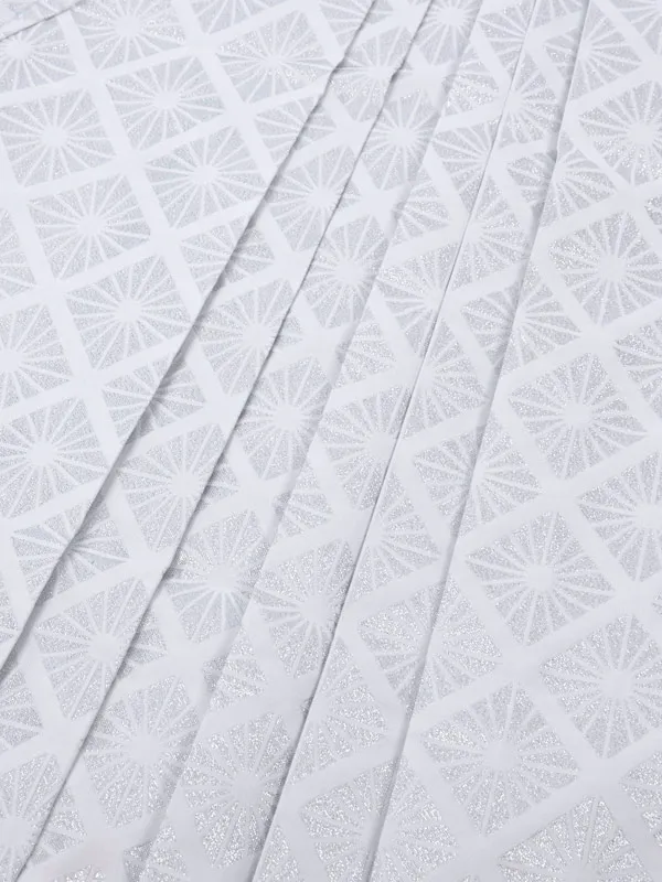 かんたん七五三 5歳男袴 水色 龍 疋田 かぶと 七宝 ｼﾙﾊﾞｰ袴