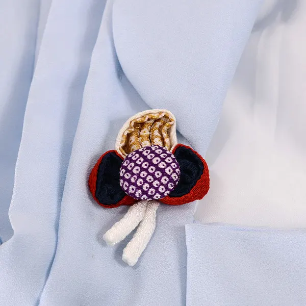 七五三 3歳被布 ﾚﾝﾀﾙ 水色/紺 かぶと 刺繍