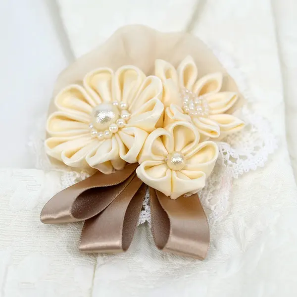 七五三 2歳女児 レンタル 被布 花レース 白×ピンク