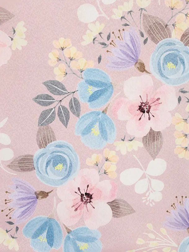 七五三 3歳女児 レンタル 被布 水彩花 金刺繍 緑 ピンク