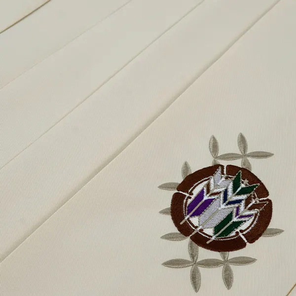 かんたん着付 卒業式袴 小学男子 023 ｸﾞﾚｰｼﾞｭ×ｱｲﾎﾞﾘｰ 紋付