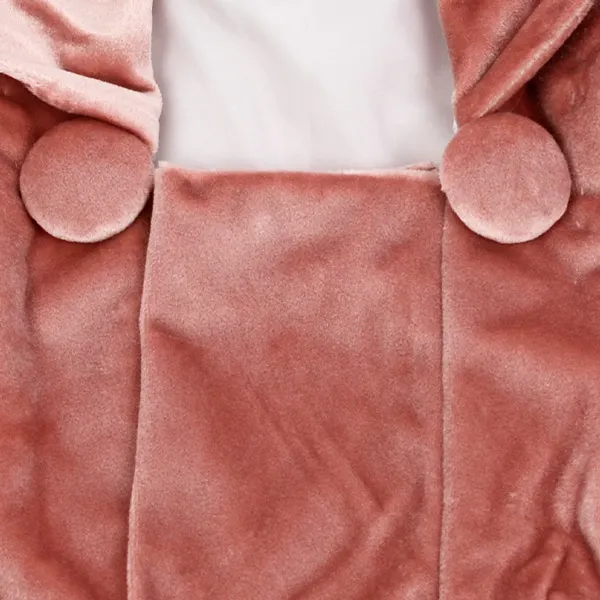 女児(100日～)ﾍﾞﾛｱ地ｺｰﾗﾙﾋﾟﾝｸ/ﾋﾟﾝｸ ﾚｰｽ 薔薇ｾﾊﾟﾚｰﾄ