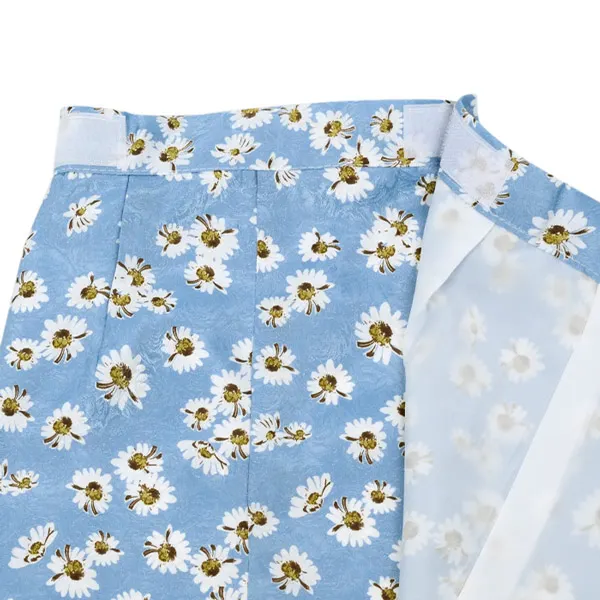 女児(100日～)ﾚﾓﾝｲｴﾛｰ/白ﾍﾞｰｼﾞｭ ﾏｰｶﾞﾚｯﾄ小花ｾﾊﾟﾚｰﾄ