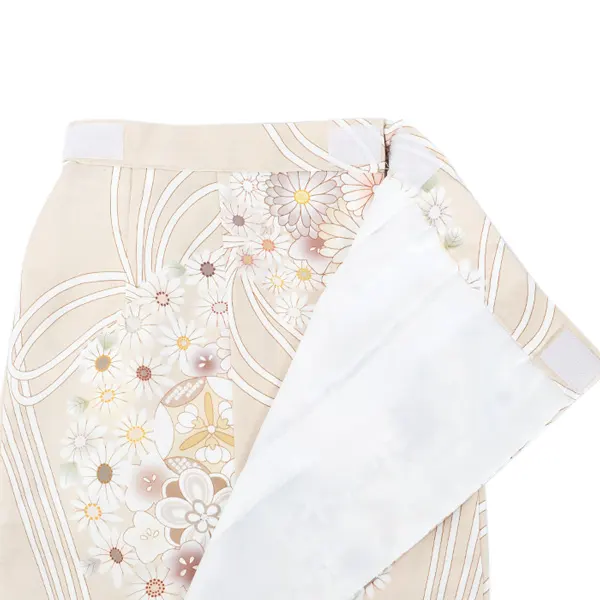 女児(100日～)ﾍﾞﾛｱ地ｺｰﾗﾙﾋﾟﾝｸ/ﾍﾞｰｼﾞｭ 花薬玉 ｾﾊﾟﾚｰﾄ