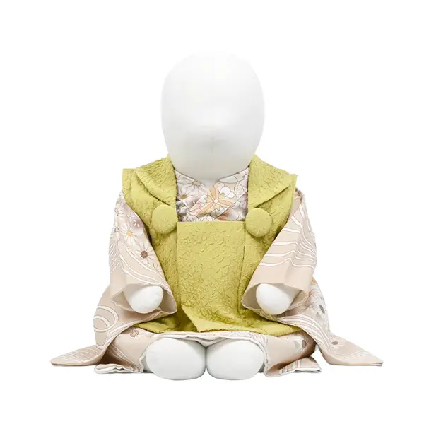 女児(100日～) ﾚﾓﾝｲｴﾛｰ / ﾍﾞｰｼﾞｭ 花薬玉 ｾﾊﾟﾚｰﾄ