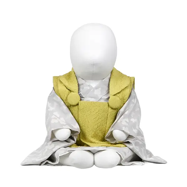 女児ベビー (100日～) ﾚﾓﾝｲｴﾛｰ/薄ｸﾞﾚｰ白アニマル柄ｾﾊﾟﾚｰﾄ