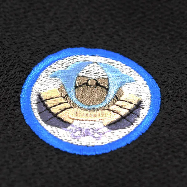 男児 (1歳前後)  ﾍﾞﾋﾞｰ着物 053  水色 宝尽くし 黒 二部式