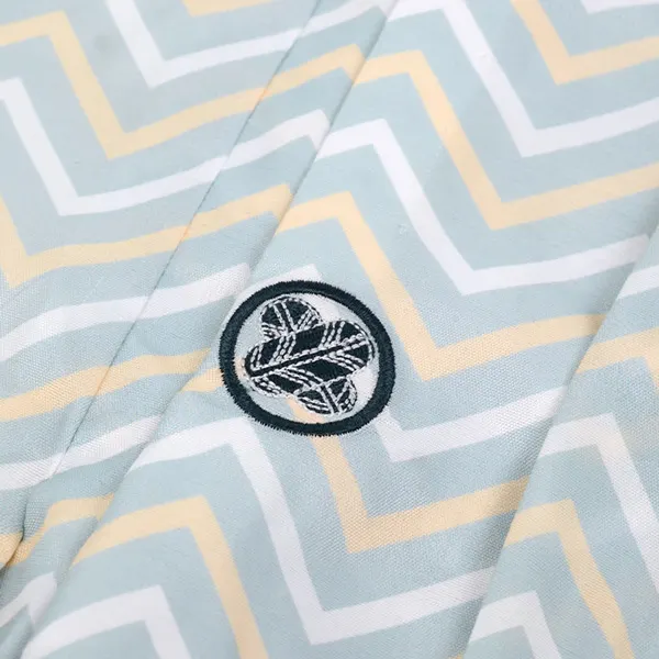 男児1歳前後071羽織袴ｱｲｽｸﾞﾘｰﾝ 千鳥格子ｸﾞﾚｰ袴 ｾﾊﾟﾚｰﾄ