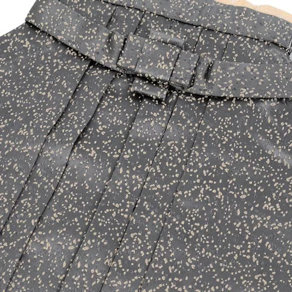 男児1歳前後075羽織袴ｽﾐﾚ色 幾何学模様 ｶｰｷﾓﾀﾞﾝ柄袴 ｾﾊﾟﾚｰﾄ