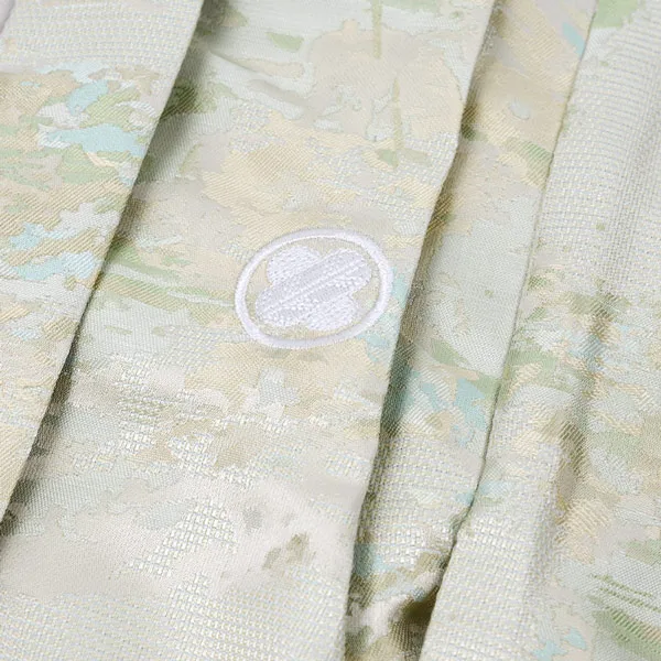 男児(1歳前後)ﾍﾞﾋﾞｰ着物079羽織袴紋付 ﾂｲｰﾄﾞ調ﾓｶ袴 ｾﾊﾟﾚｰﾄ