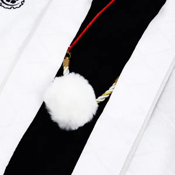 男児(1歳前後)ﾍﾞﾋﾞｰ着物 084 羽織袴 白紋付 茶袴 ｾﾊﾟﾚｰﾄ